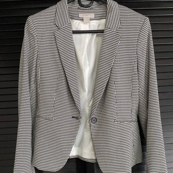 Houndstooth Suit Blazer